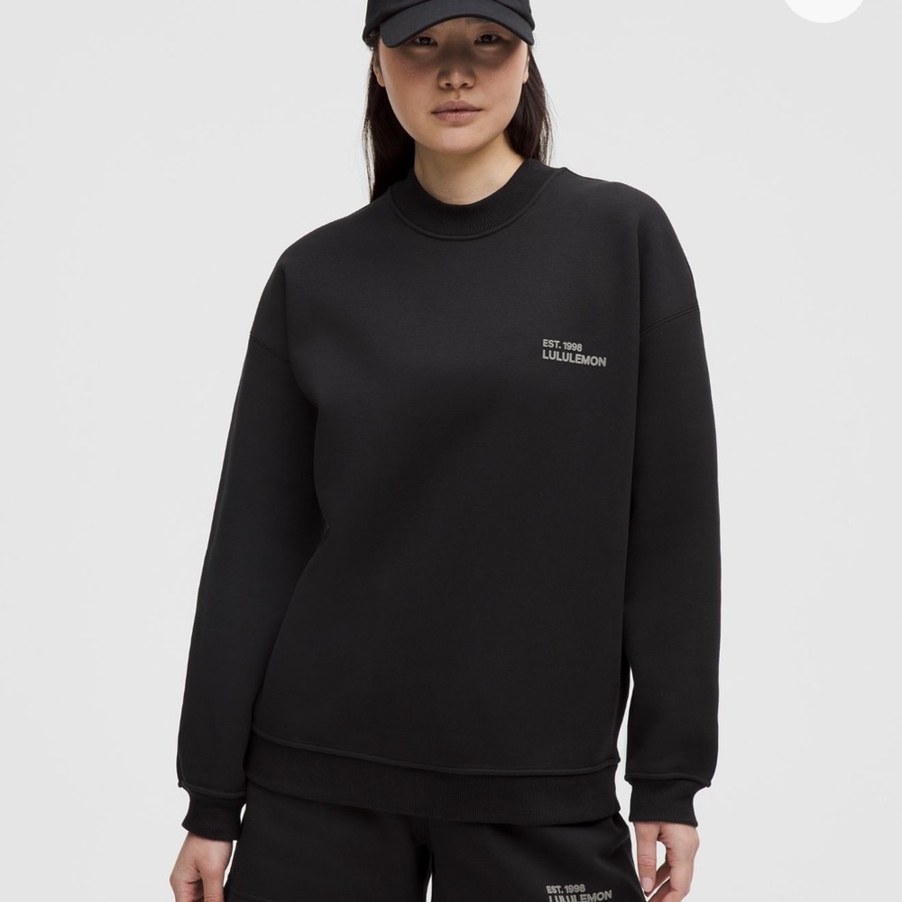 lululemon athletica oversized Black Sweatshirt - Picture 2 of 10